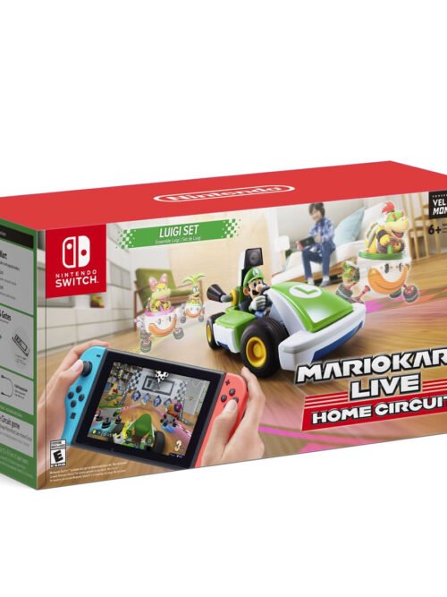 Mario Kart Live Home Circuit avec kart Mario et 4 portiques